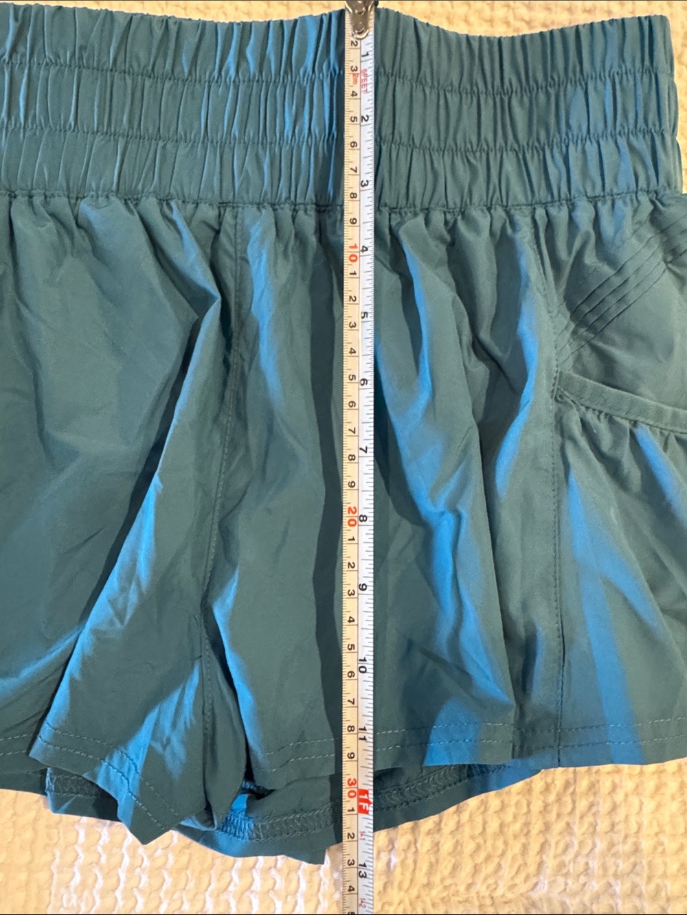 💙 S Teal Blue Athletic Skort Shorts FP by Free People Movement Get Your Flirt On - Picture 7 of 7